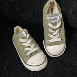 Converse toddler green